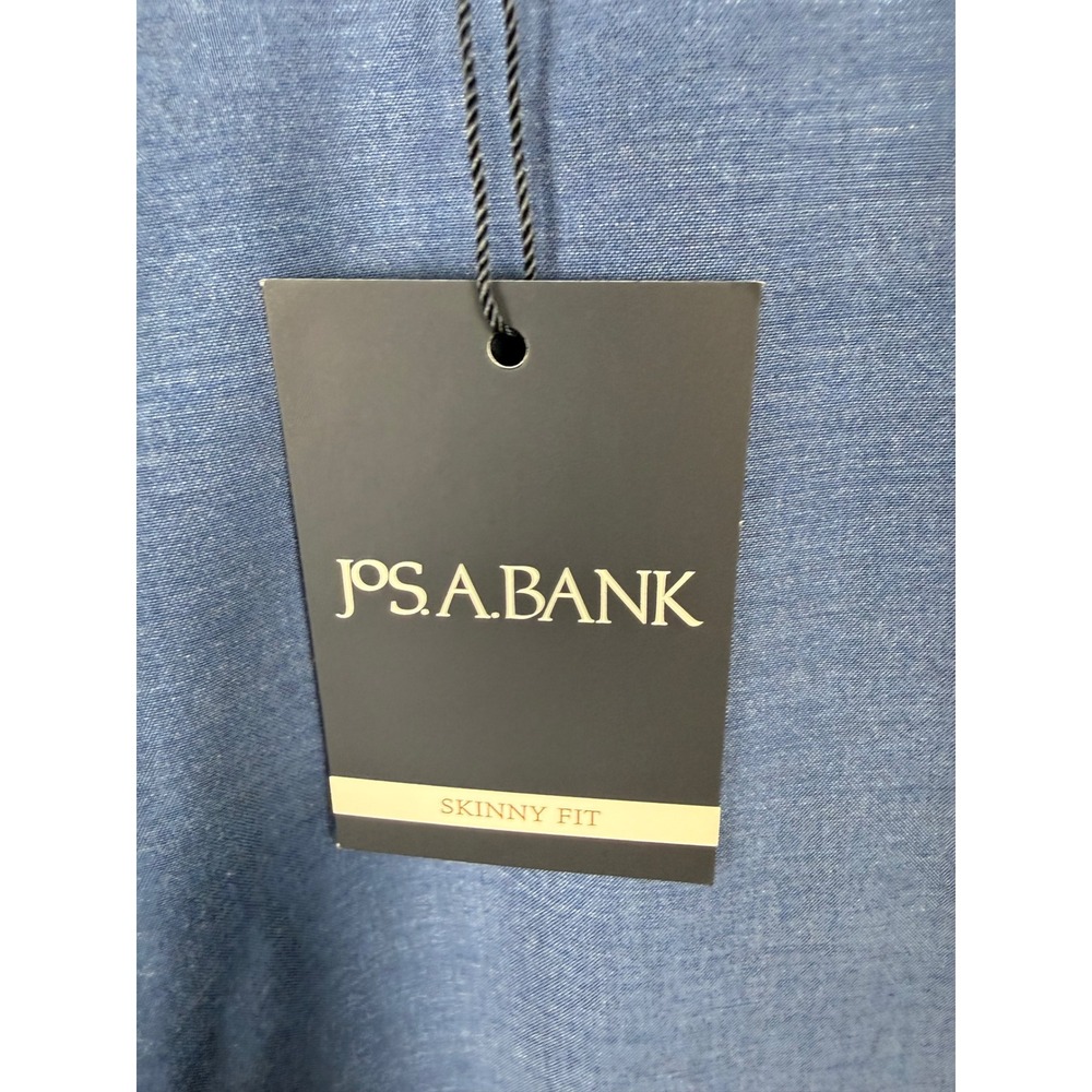 NEW Jos. A. Bank Mens Skinny Fit Stretch Suit Blue 38R 2-Button Sport Coat - Picture 12 of 15